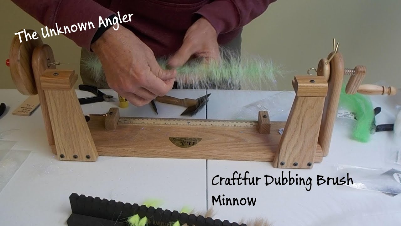 Building a Dubbing brush for craft fur baitfish