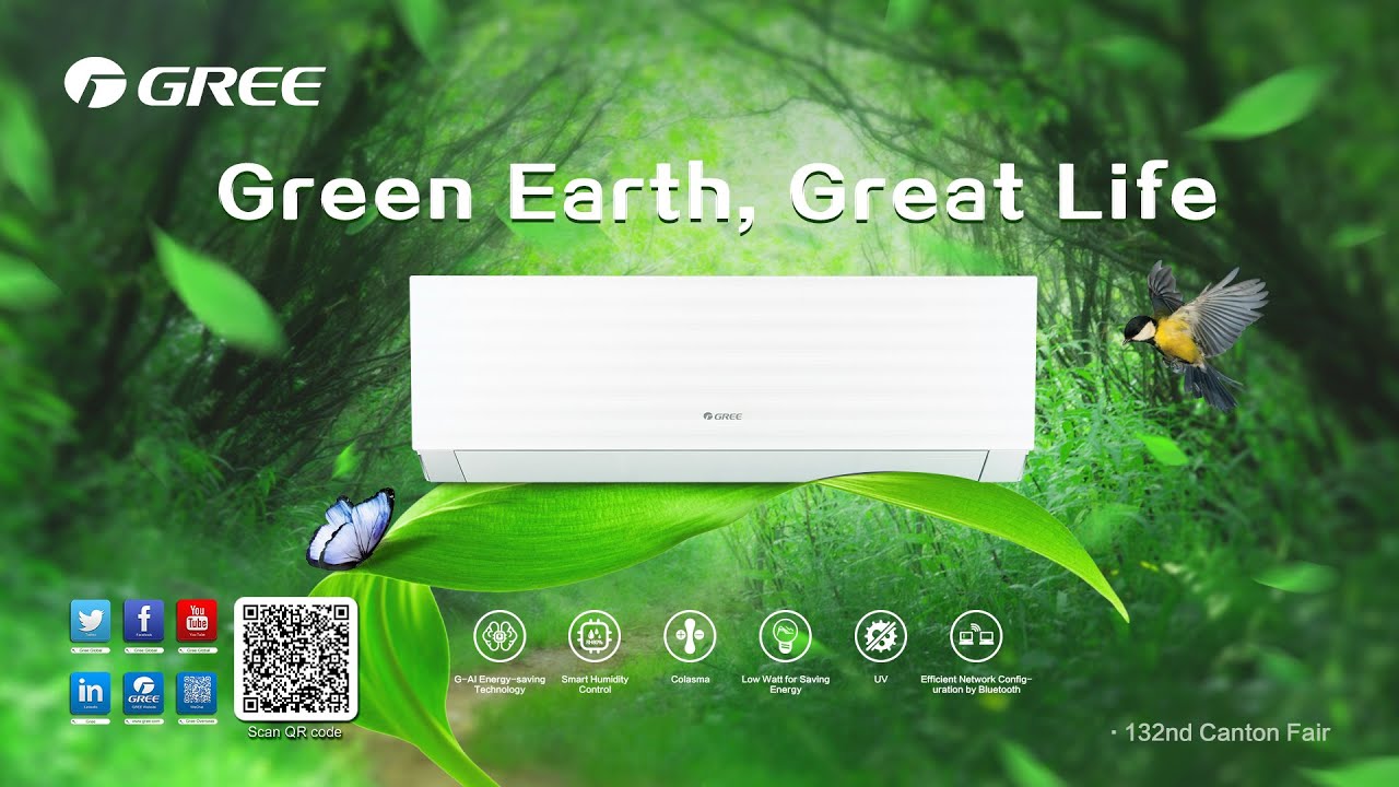 132nd Canton Fair | Gree AI air conditioner Clivia: Enjoy energy-saving and comfortable life