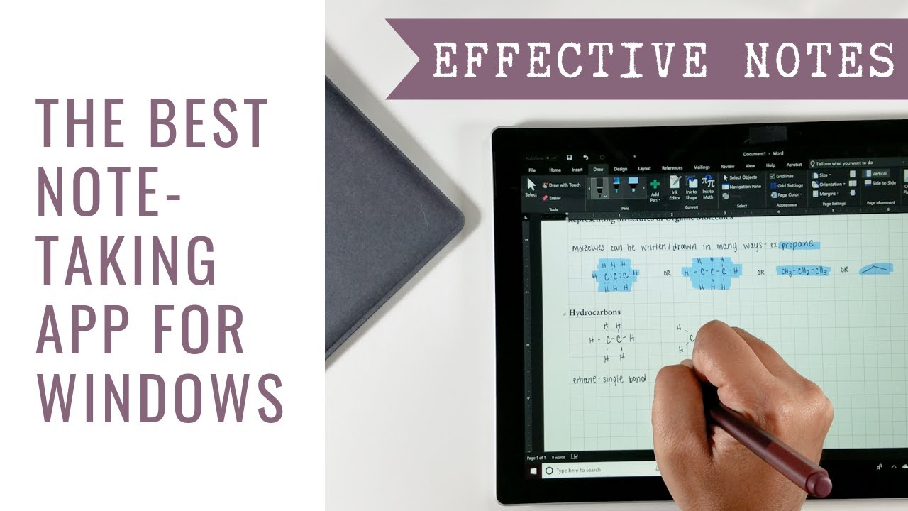 How to Take Effective Handwritten Notes in Microsoft Word