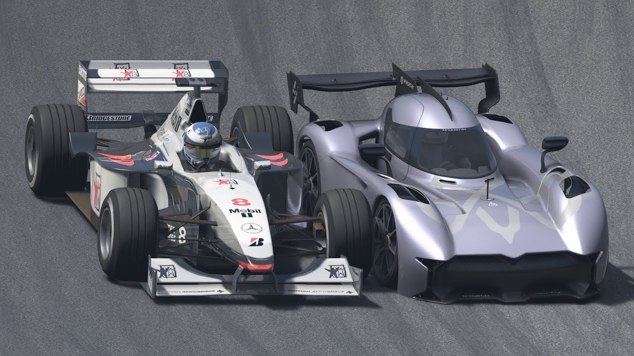 F1 vs McMurtry Spéirling at Laguna Seca