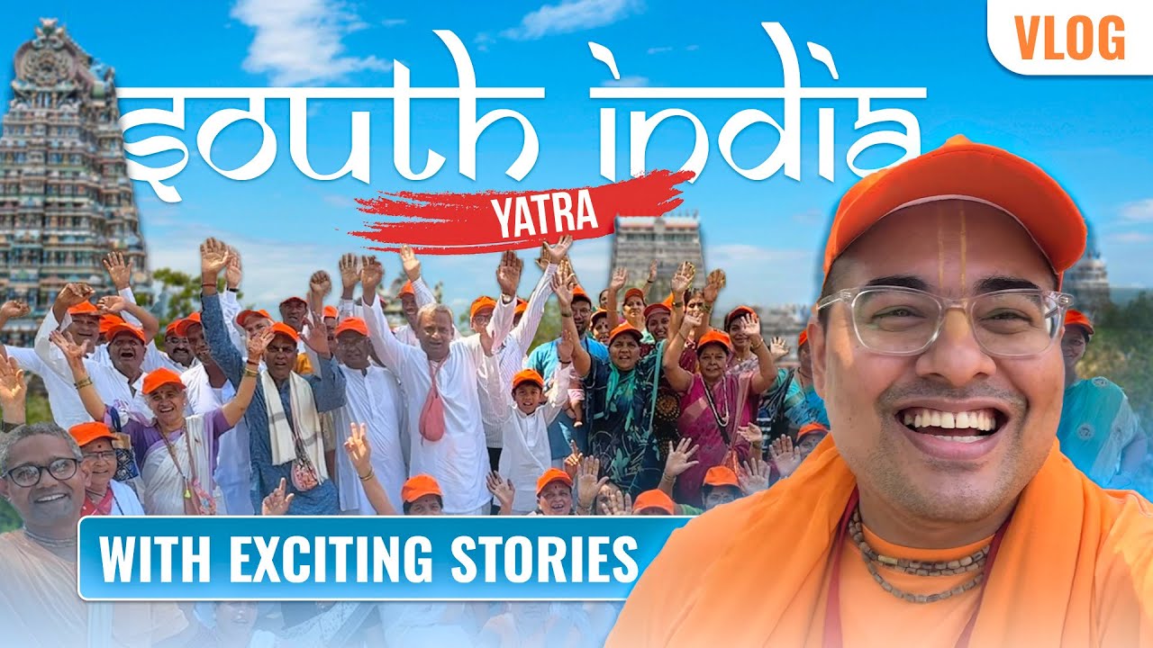 Vlog of 10 days South India Yatra 2025 with ISKCON Monk | Satyagopinath Das | ISKCON Chowpatty