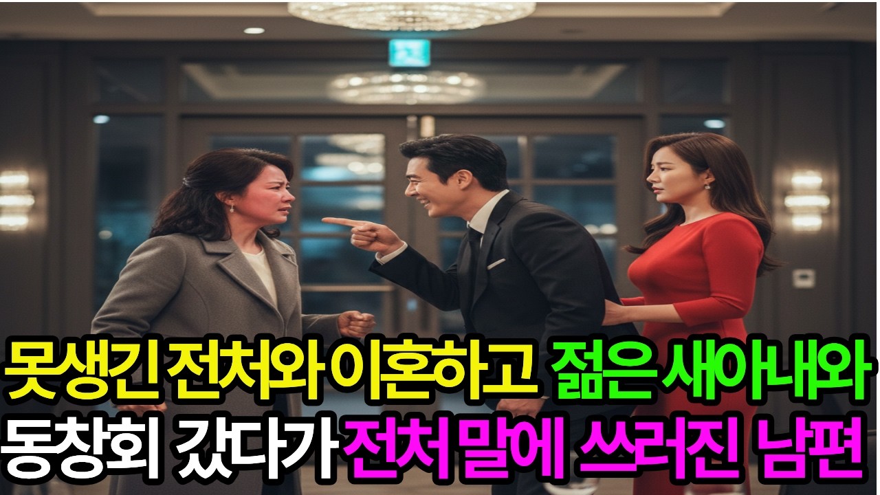 못생긴 전처와 이혼하고 새아내와 새출발 한 후 동창회에서 전처를 보고 정신적 충격으로 말을 이어가지 못하는데....l사연 오디오북l l감동사연l