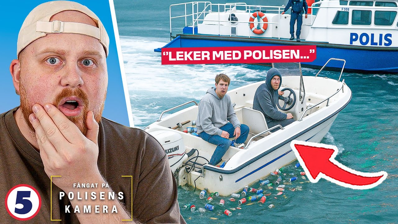 2 st TOTALA IDIOTER i stulen båt… | Fångat på polisens kamera #14