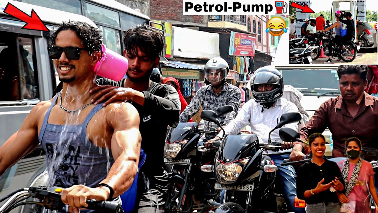 WHEN BODYBUILDER TAKING BATH IN PUBLIC 💦😂 | Crazy Public Reactions | Prank | Fitness Master Deepak