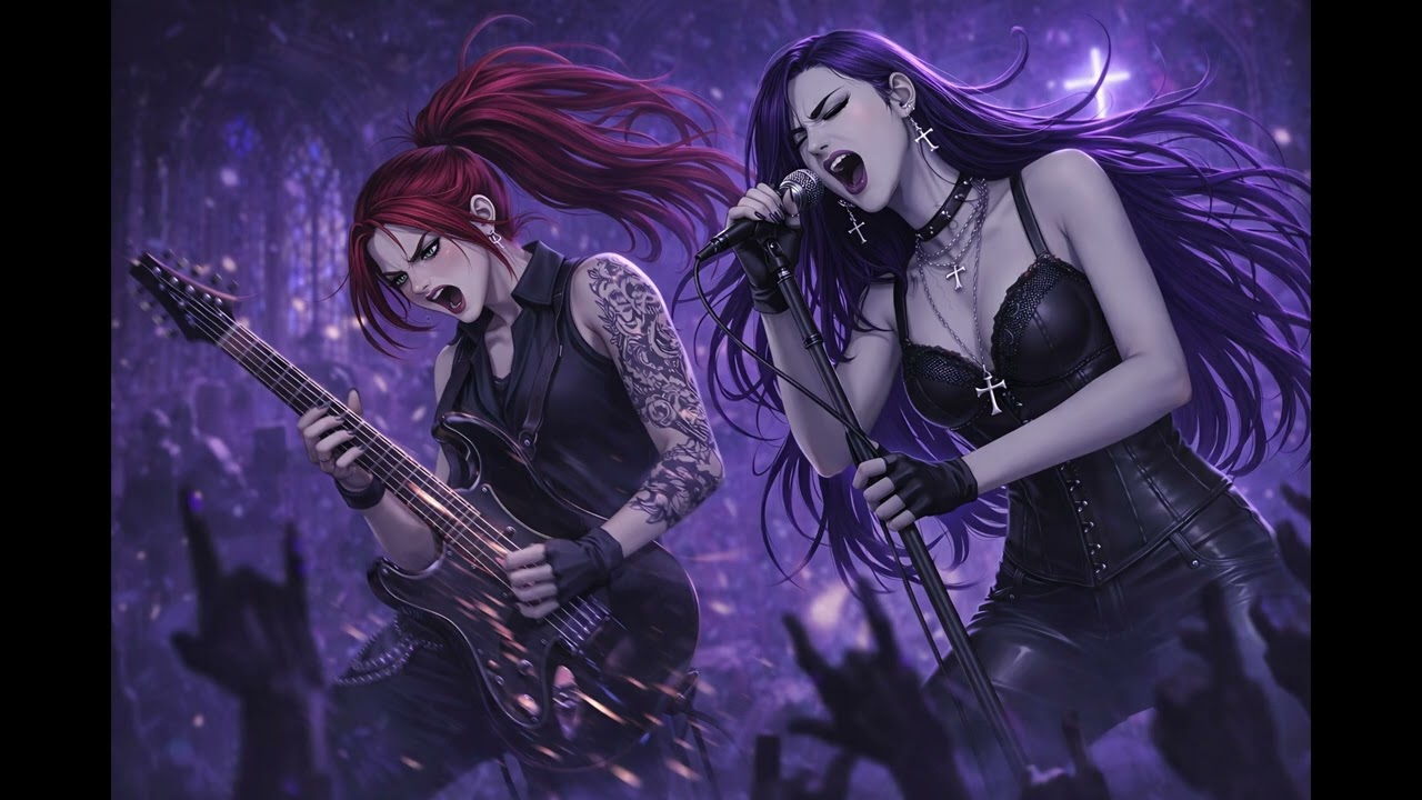 Monica & the Wolves - Burn the Ceiling - Gothic Party Rock (Suno V5)
