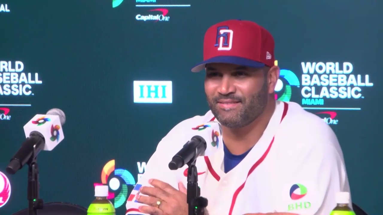 Palabras de @albertpujols sobre la victoria de RD en el Clásico Mundial 🇩🇴🔥