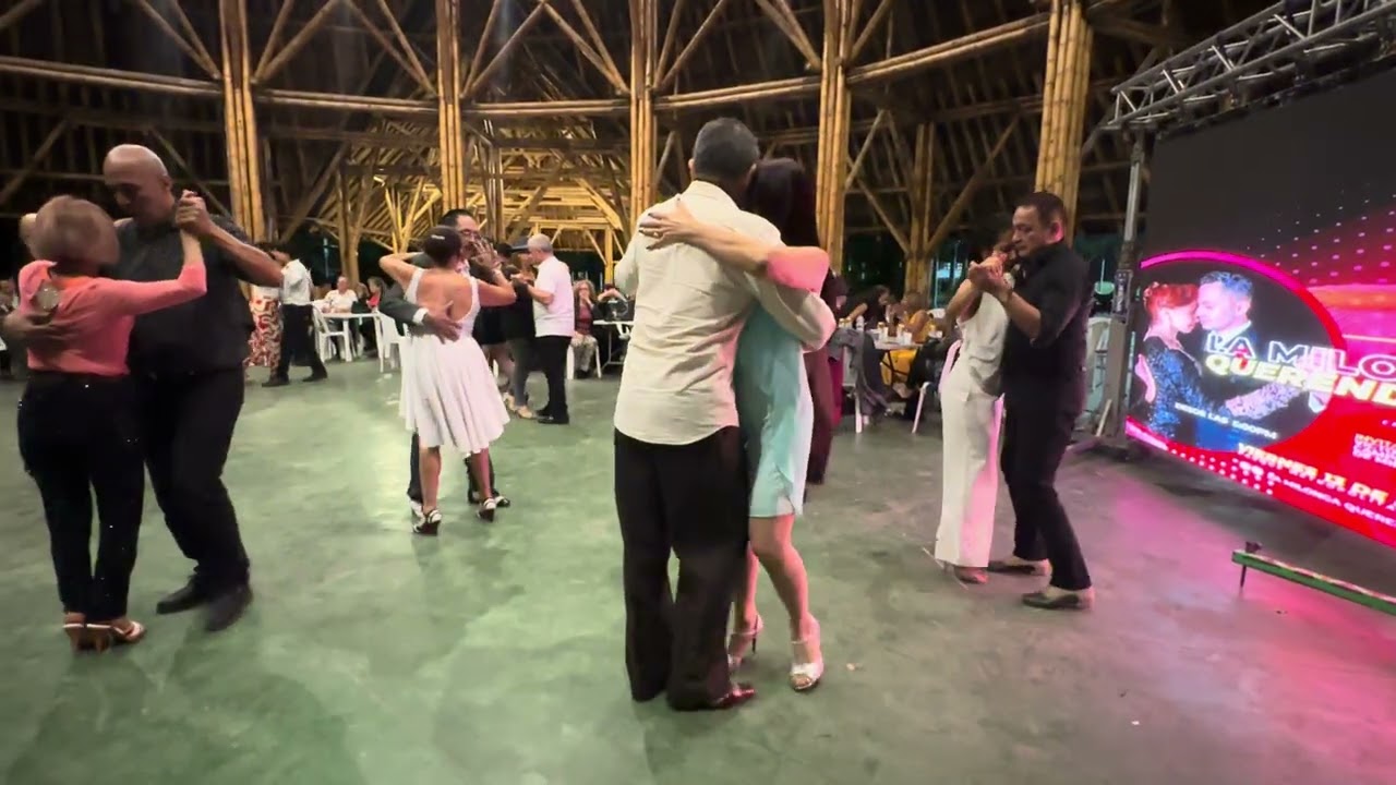 GRACIAS & RODOLFO BIAGI, LA MILONGA QUERENDONA, ORGANIZA MARLON, PEREIRA, COLOMBIA 