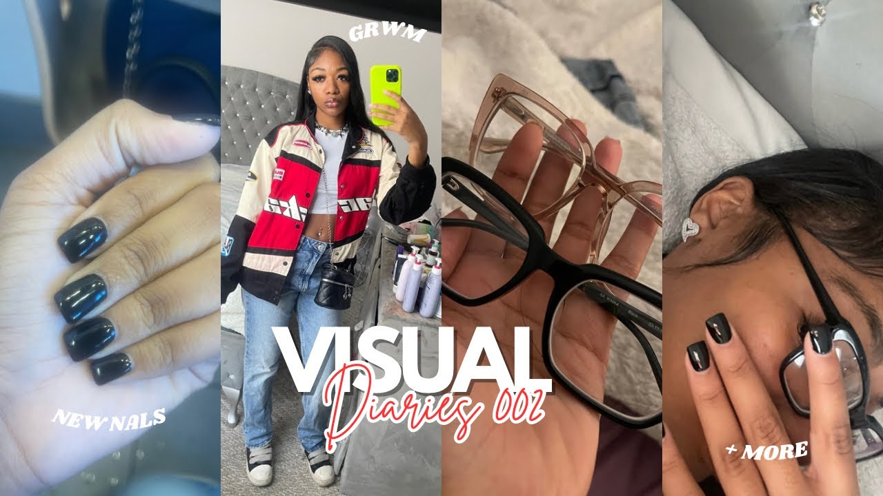 VISUAL DIARIES 002: realistic spend a few days with me, nails, grwm, mini shein haul, etc