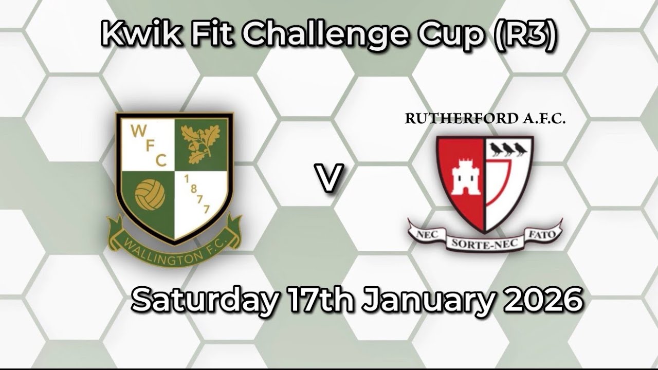 Wallington FC v Gateshead Rutherford AFC 17/01/26