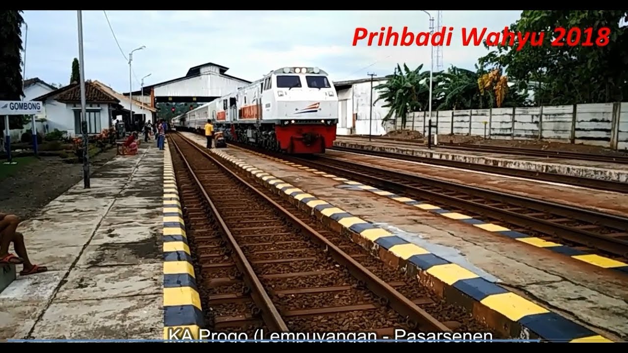 Kompilasi Kereta Berangkat / Datang Stasiun Gombong