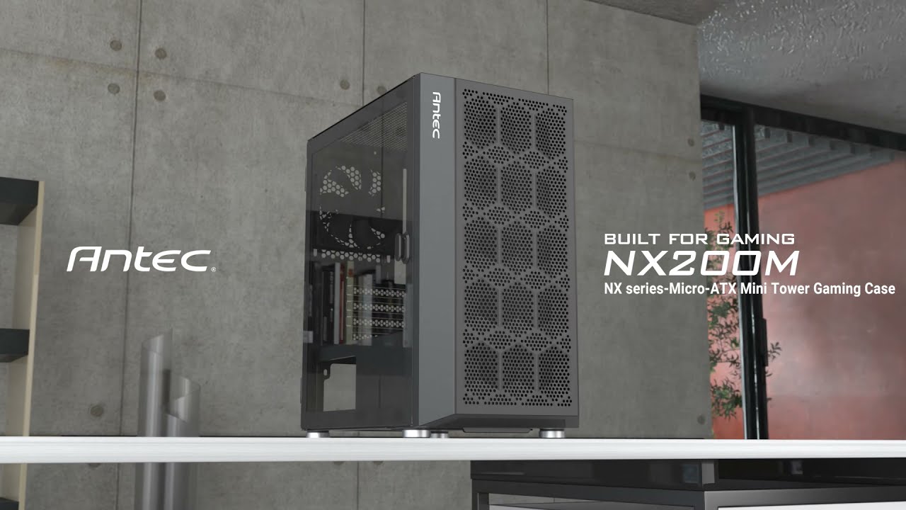 Antec NX Series NX200M Mini-Tower Case - Built for Gaming