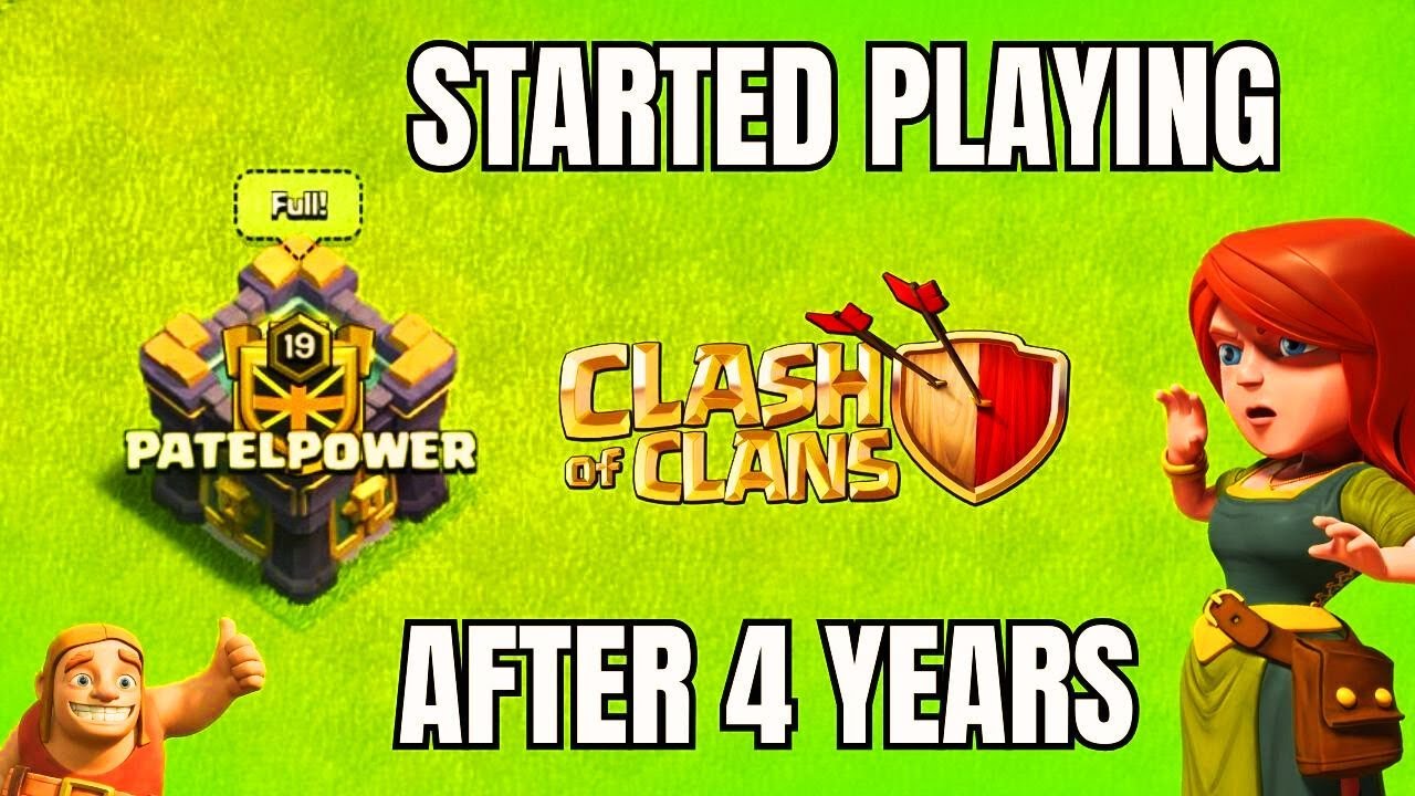 I'M BACK : Playing Clash of Clans After 4 years I Guru Gaming AKA 