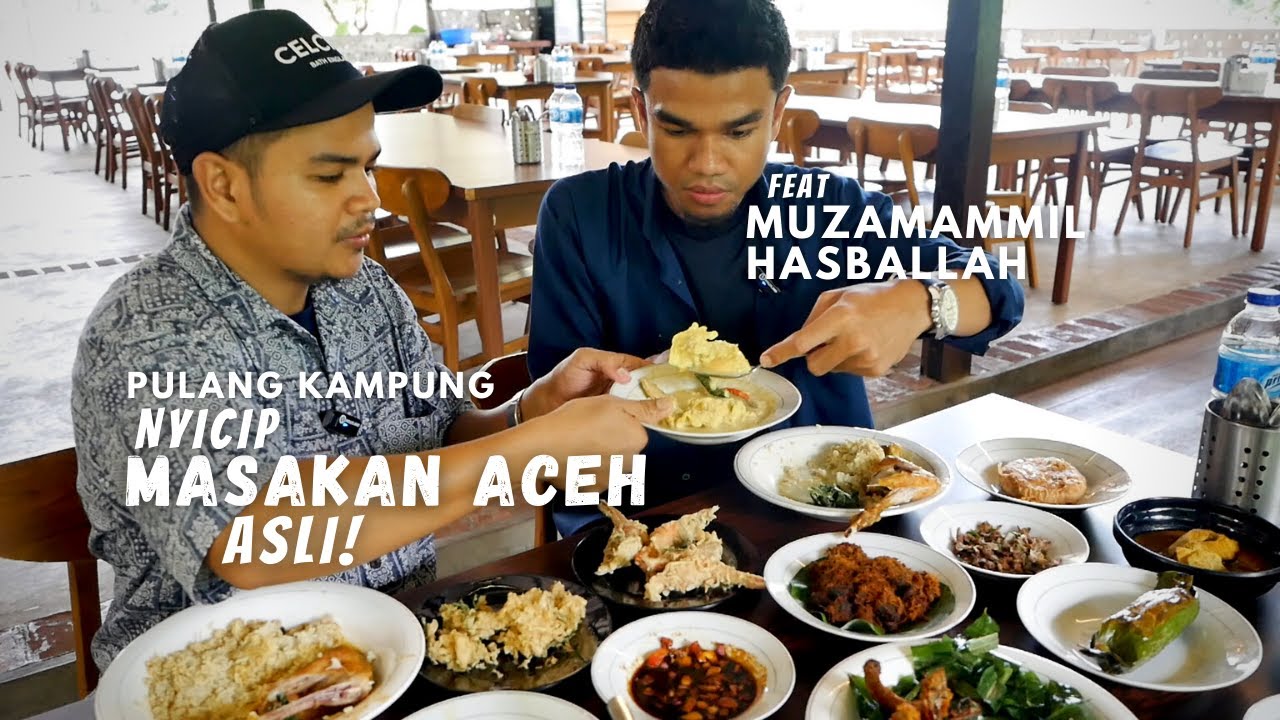 Makan Masakan Aceh Komplit Bareng MUZAMMIIL di Beulangong Raja