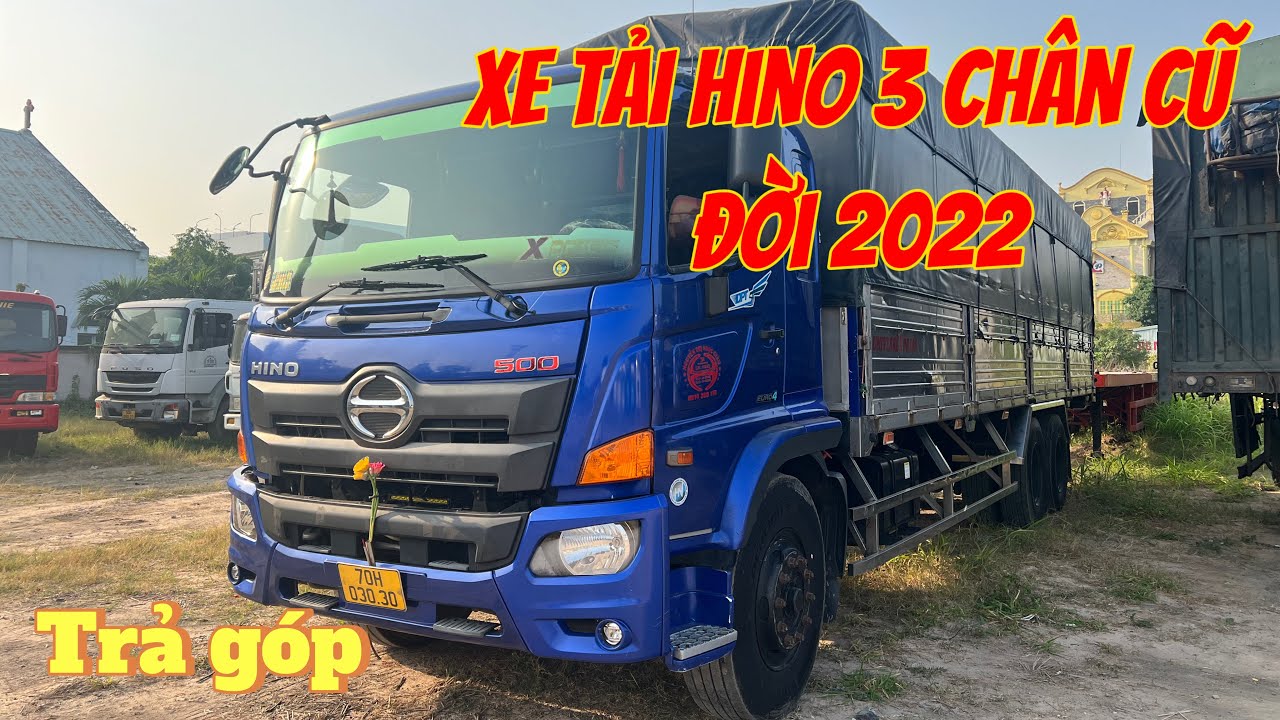 Xe tải cũ 3 chân Hino FL đời 2022. Tải trọng 14.8 tấn, thùng dài 9m45. Trả góp | XE TẢI LỘC PHÁT