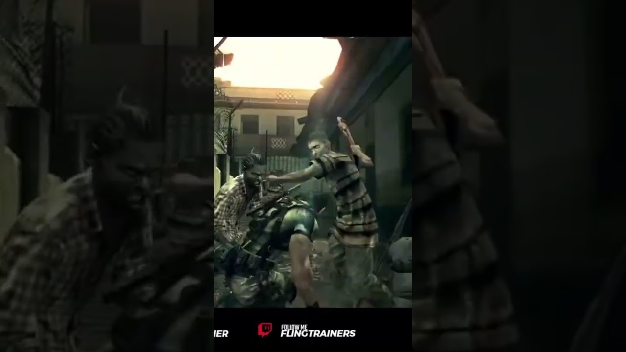 One hit kills - Resident Evil 5 #flingtrainer #fling #shorts #short #residentevil