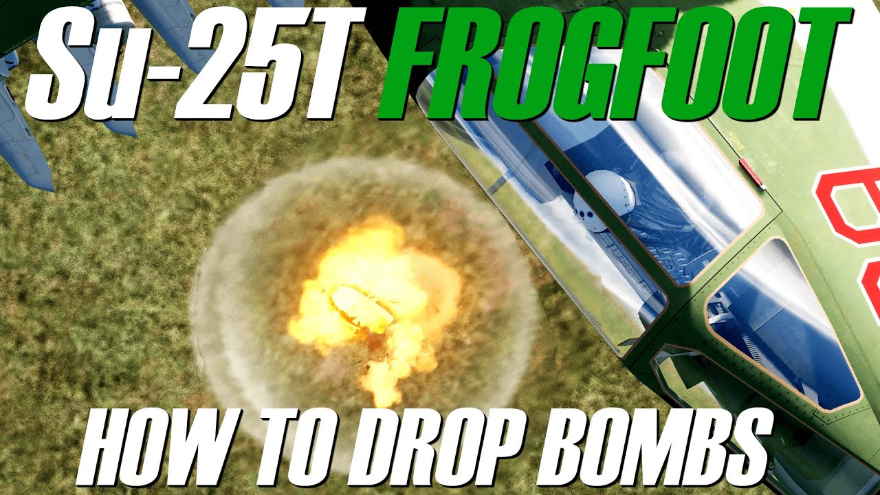 Su-25T Frogfoot FREE DCS tutorial series | Unguided Bombing #dcs #dcsworld #su25T #frogfoot