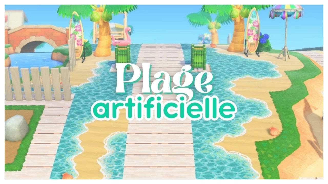 🌺 J'ai CONSTRUIT une PLAGE artificielle et j'ai DATE Cédric ! | Animal Crossing New Horizons