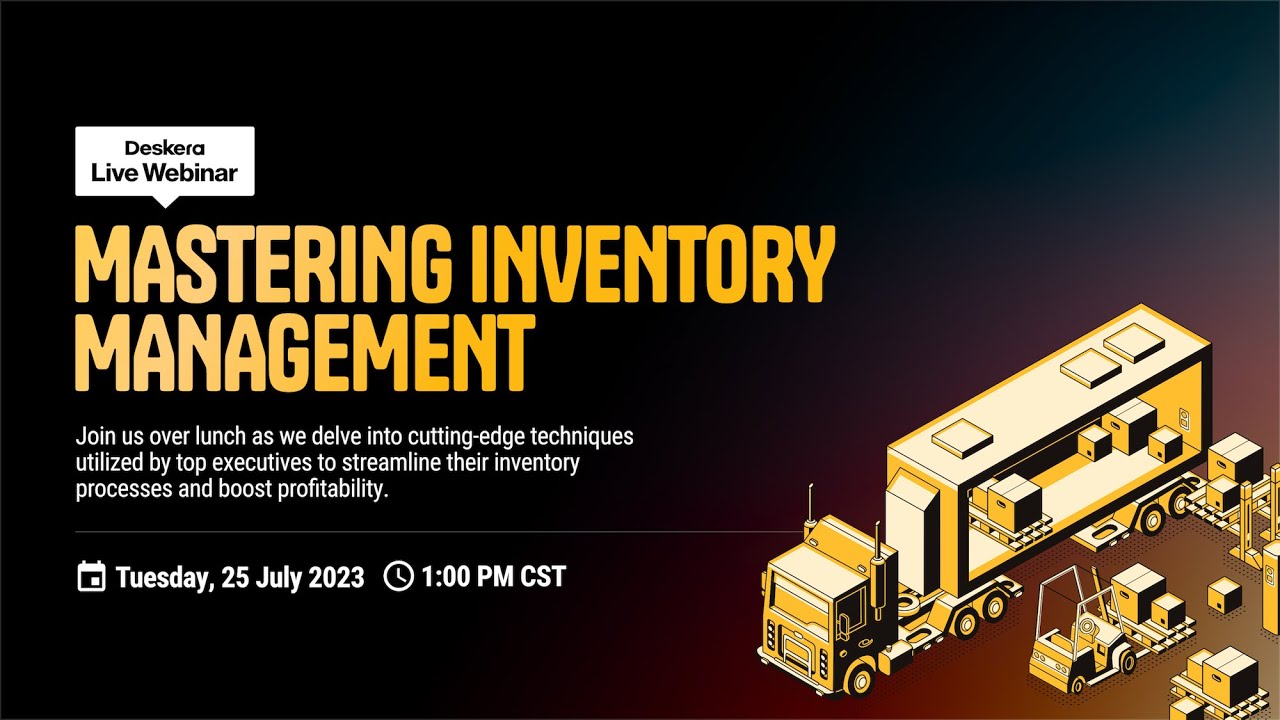 Mastering Inventory Management: Live Webinar