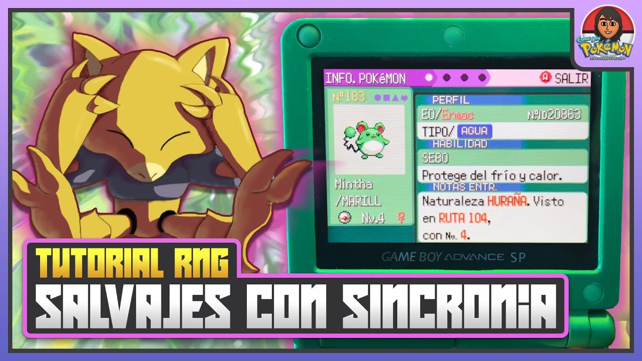 Pokémon salvajes CON SINCRONÍA | Tutorial RNG