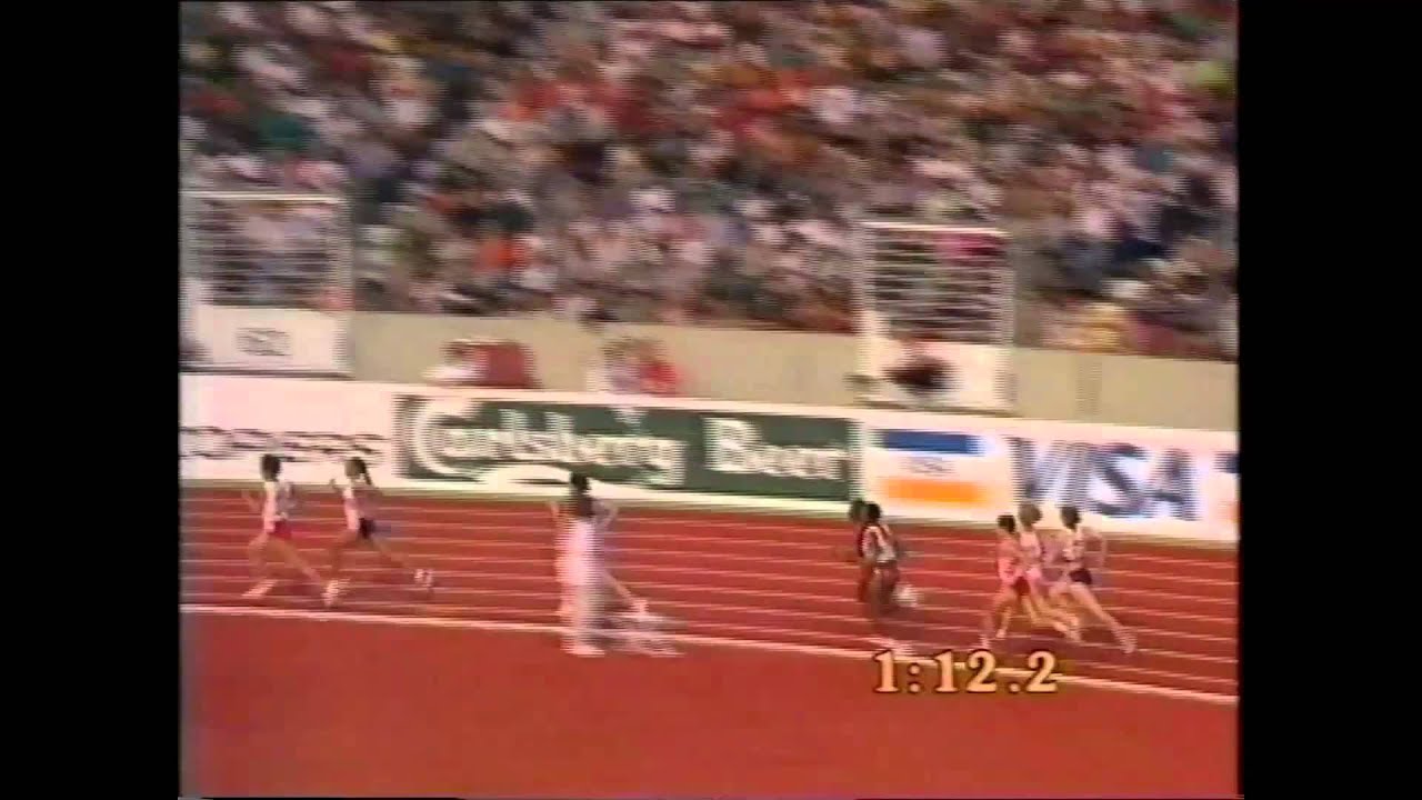 1993 World Championships, Women's 800m Semifinal 1, Stuttgart, Germany