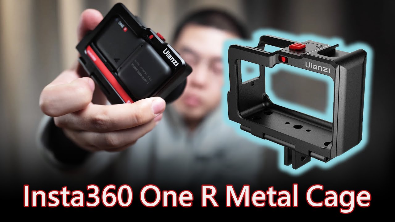 Ulanzi Metal Cage for Insta360 One R, Best vlog cage solution by far