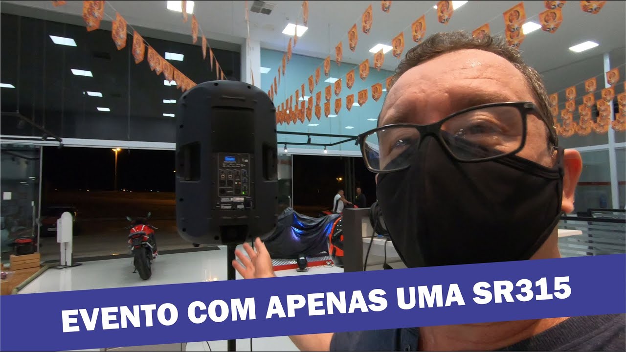 Evento com apena uma caixa SR315A