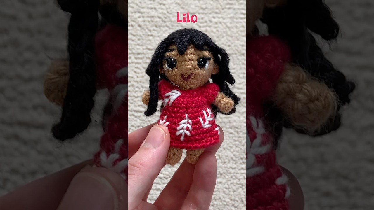 Lilo & Stitch Amigurumi Crochet Doll #crochet #amigurumi #mekiandpea