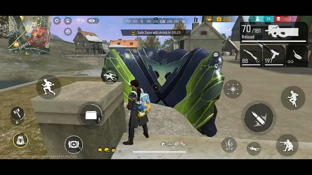 Playing free fire 🔥 B.R ranked gameplay 30
