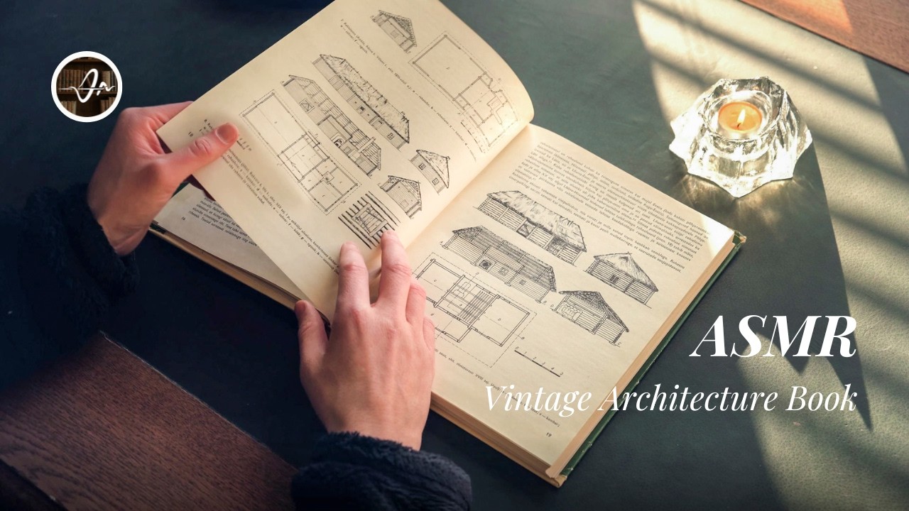 Page Turning ASMR | Folk Architecture 1977 Book