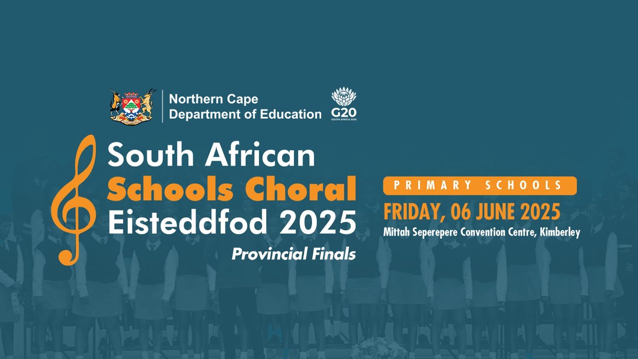 South Africa Schools Choral Eisteddfod 2025 - Provincial Finals - Primary Schools - Friday 06 June