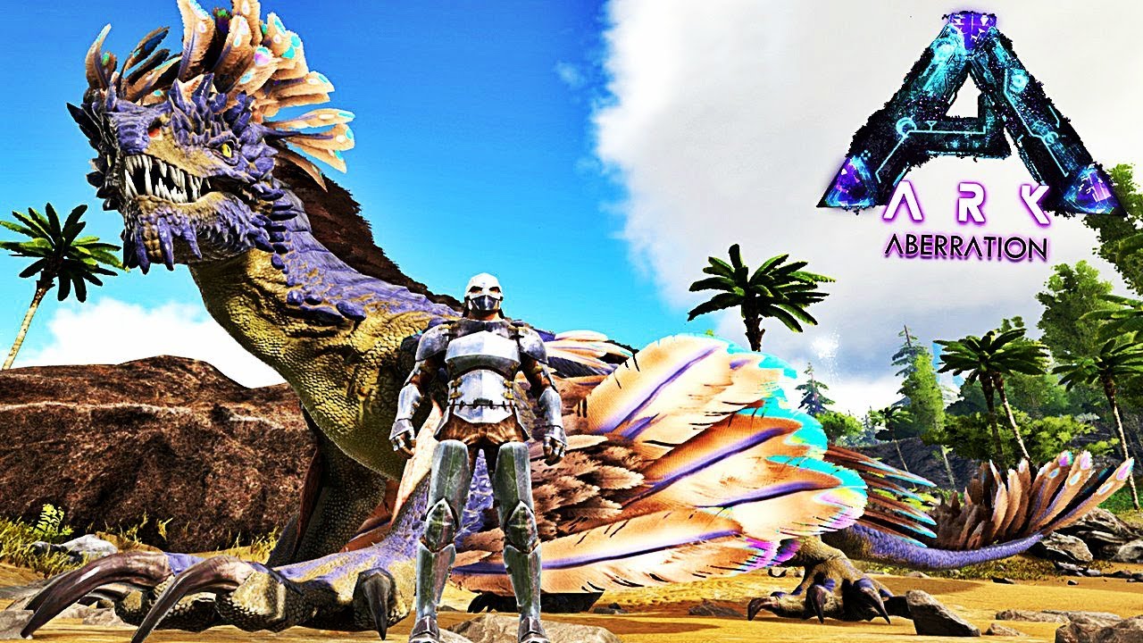 JE CHASSE DES DINOSAURES AVEC MON DRAGON ! | ARK: Aberration ! #Ep20