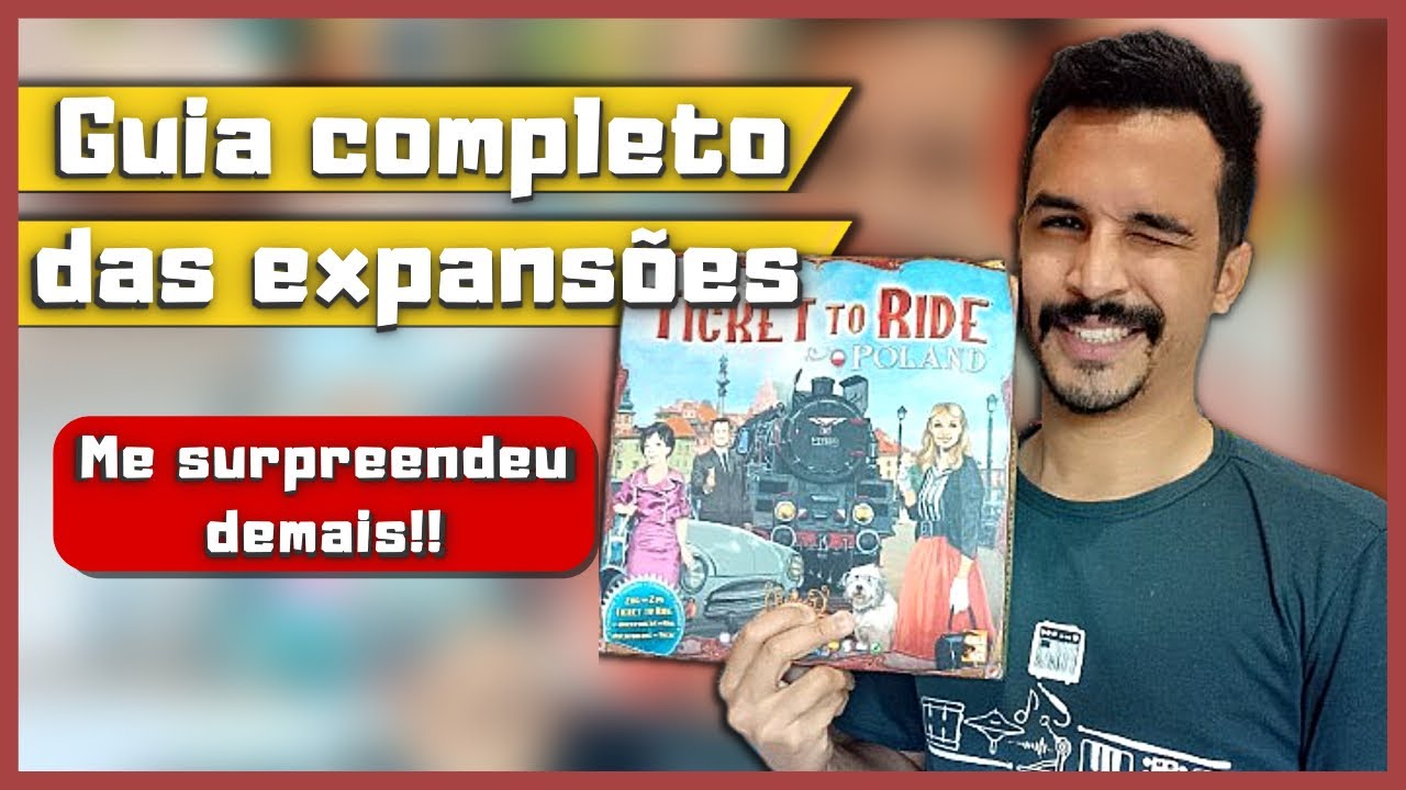 Ticket to Ride Polônia - TUDO sobre a expansão Map Collection 6,5 |TOP5 BG