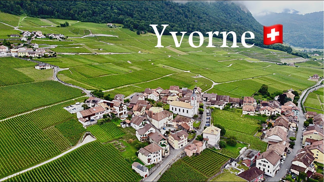 YVORNE, The small French Village in Switzerland 🇨🇭Vineyards 🍇