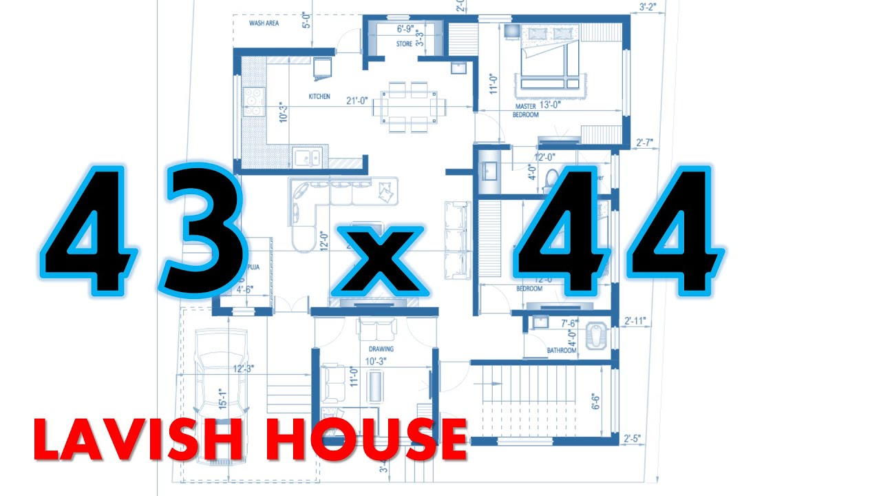 3Bhk North face plan