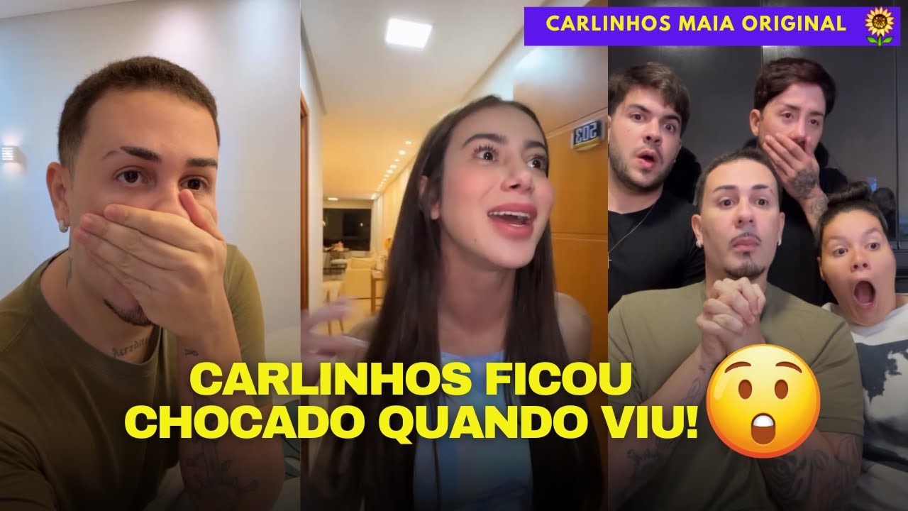 ELA MOSTROU AO VIVO | CARLINHOS MAIA FICHOU CHOCADO QUANDO VIU A POSSUÍDA DELA 😂😂 | CARLINHOS MAIA 🌻