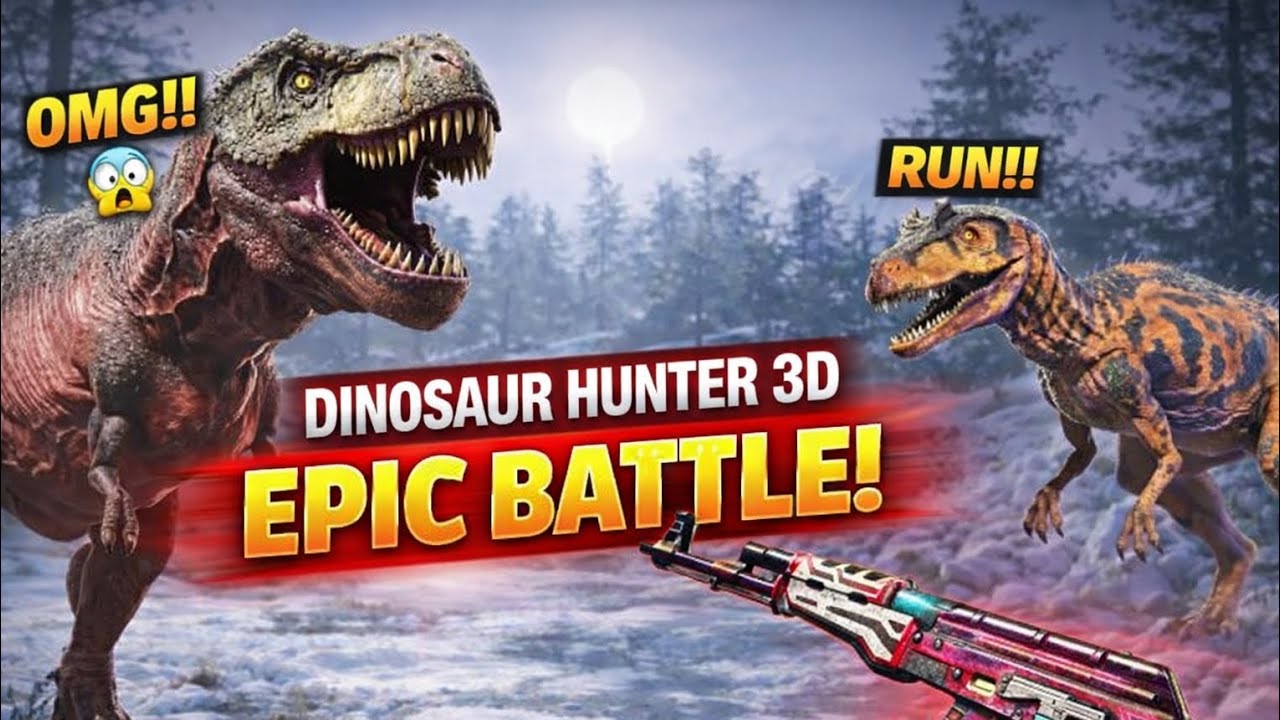GIANT DINOSAUR ATTACK 😱 | Dinosaur Hunter 3D Android Gameplay