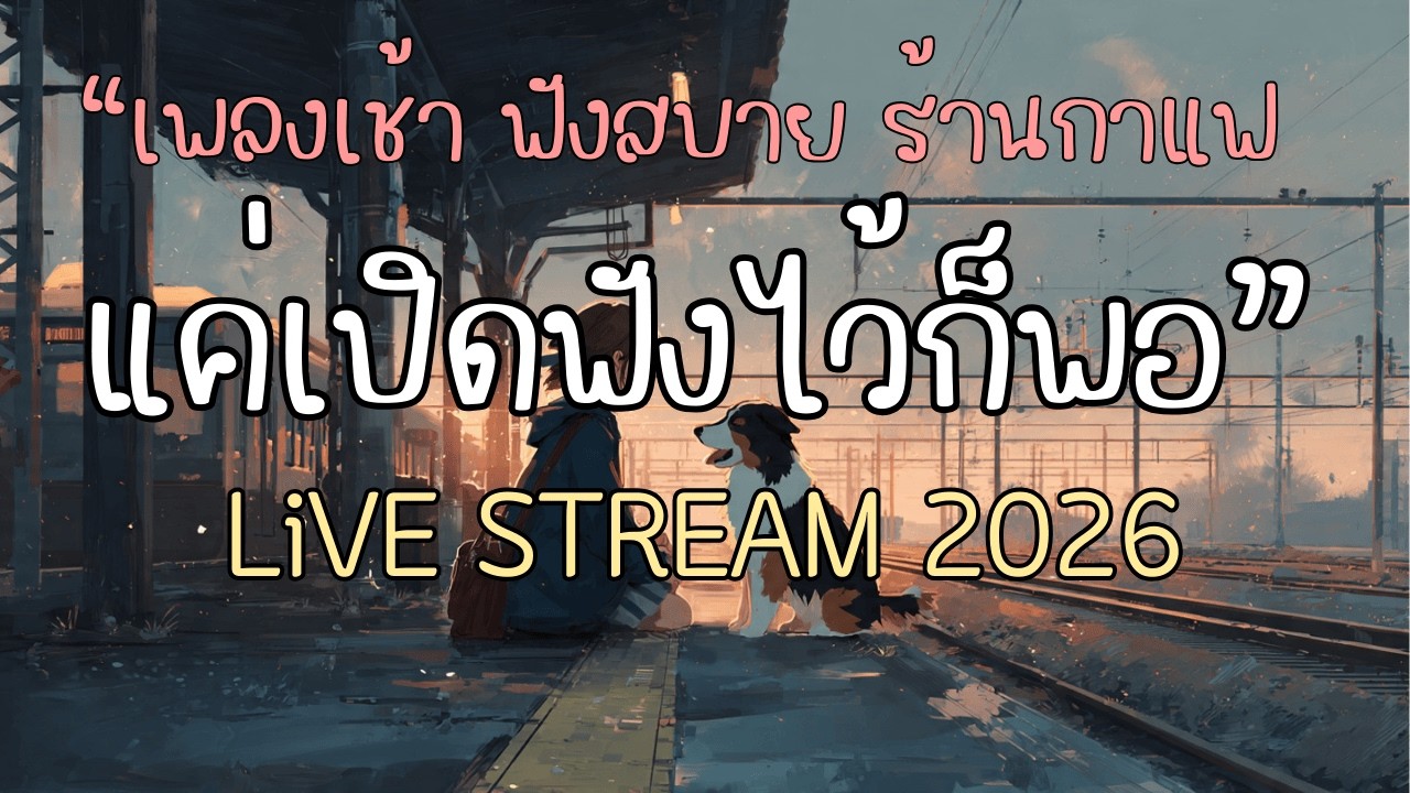 🔴LIVE สด 🎧 ฟังเพลงออนไลน์ ฟังทำงาน ฟังต่อเนื่อง เพลงใหม่ 2026 Ep.06