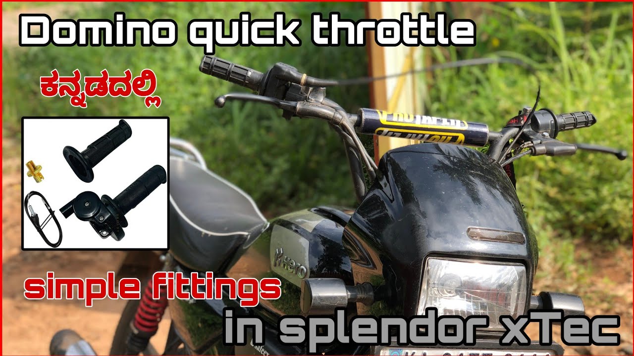 Domino quick throttle in splendor xTec | kannada | @Mtkannada