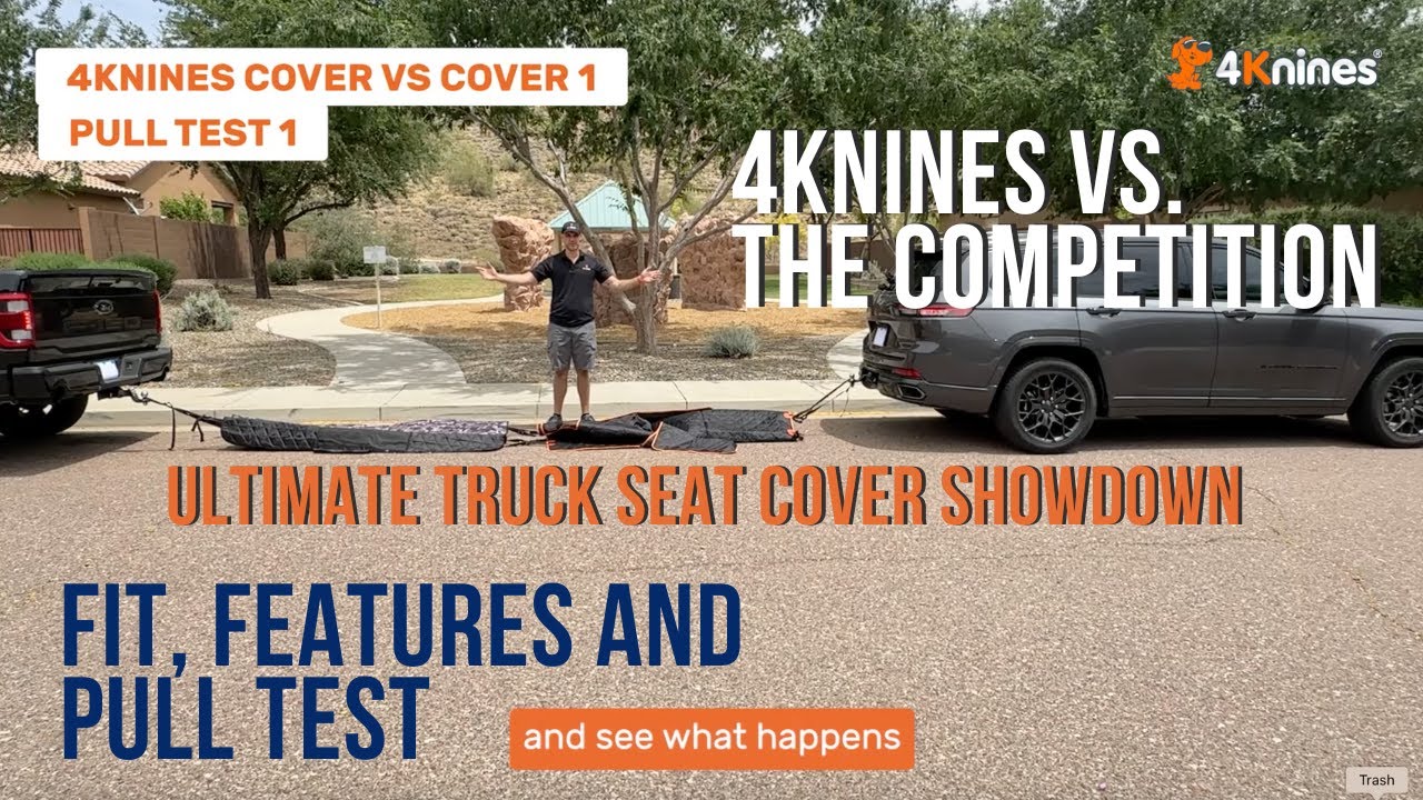 STOP using Truck Seat Covers that Break !!  4Knines Floor Hammock vs the Competition Comparison 2024