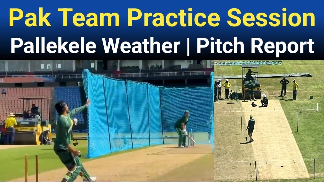Pak Team Practice Session Today | Pallekele Stadium Pitch Report & Weather | Eng vs Pak T20 WC 2026
