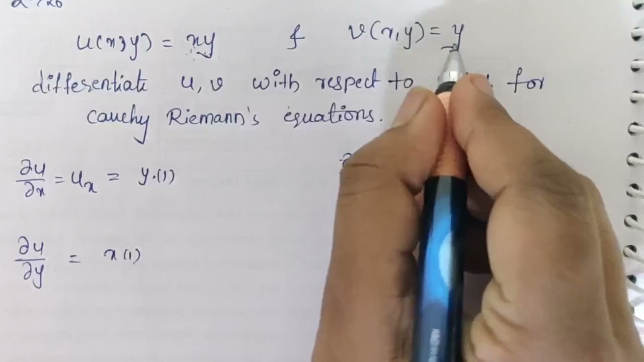 C-R equations | functions of complex variables | Cauchy-Riemann's equations | engineering | M3