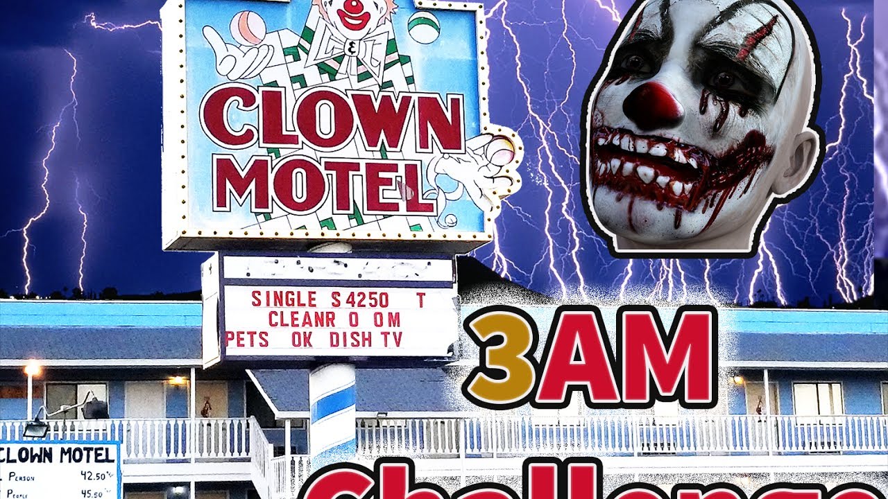 The Haunted Tonapah Clown Motel 3am Challenge with @Omargoshtv and @TheFAM