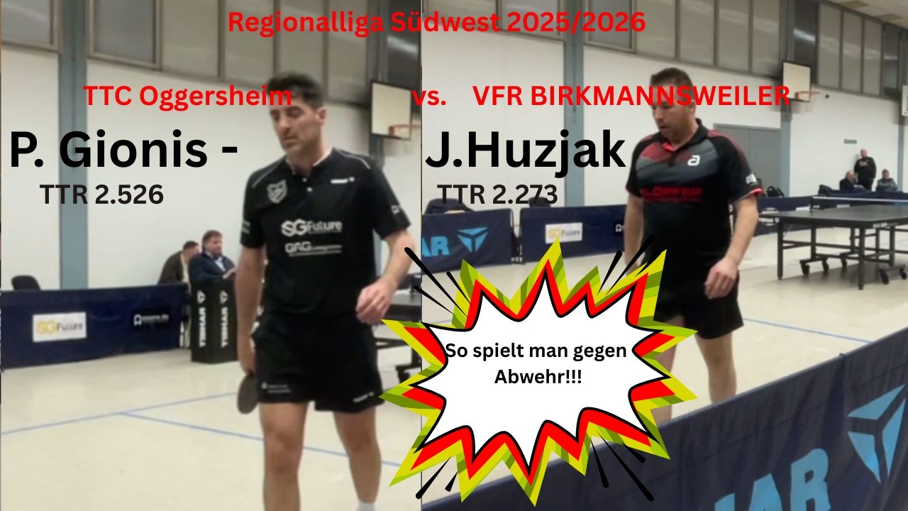 Gionis stellt auf Angriff um und zeigt wie es geht / P. Gionis (TTR 2.527) - J.Huzjak (TTR 2.273)