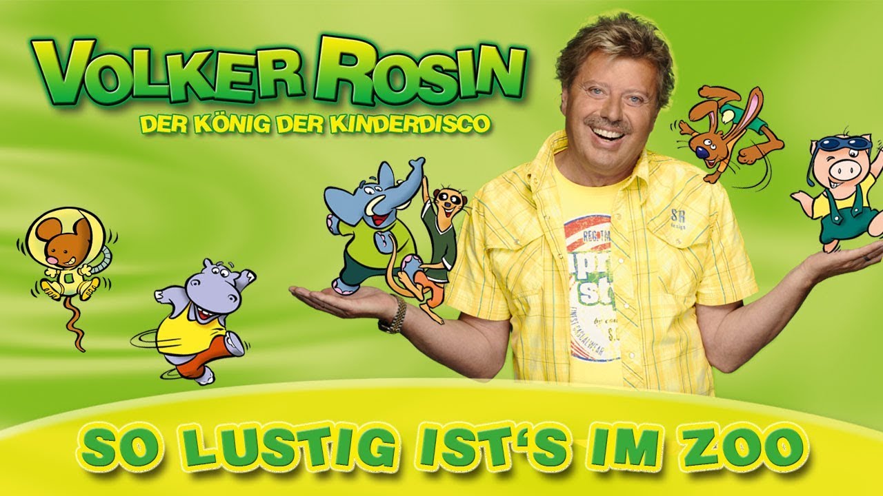 Volker Rosin - So lustig ists im Zoo | Kinderlieder