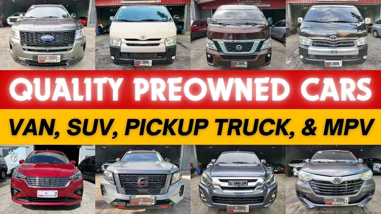 Preowned VAN SUV PICKUP TRUCK MPV For Sale in Philippines | Segunda Manong Vehicles