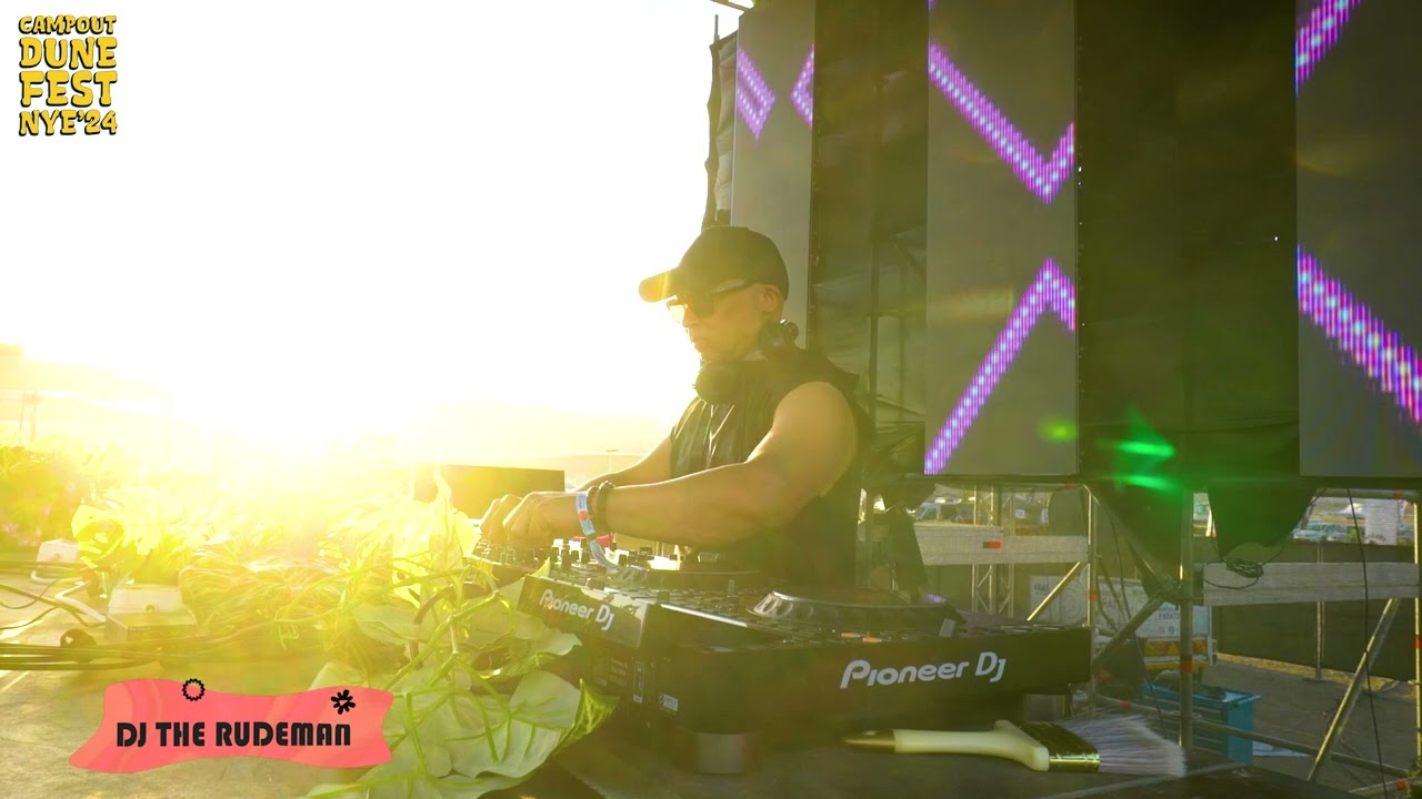 THE RUDEMAN LIVE DJ MIX| CAMPOUT DUNEFEST NYE 2024 | NAMIBIAN DESERT