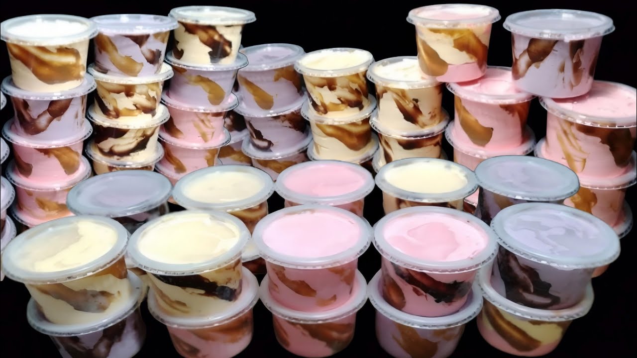 COMO FAZER 100 POTES DE SORVETE COM 1 PACOTINHO DE SUCO