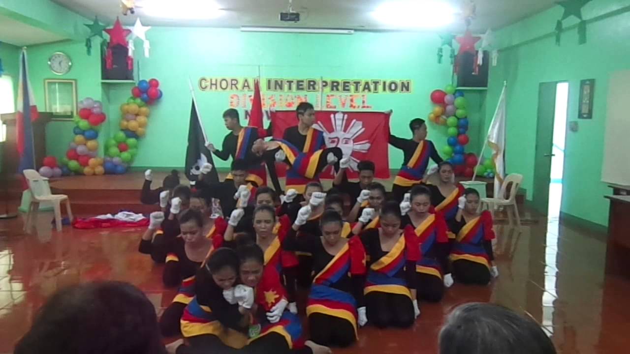 PASIG CITY SCIENCE HIGH SCHOOL SPEECH CHOIR FINALS - 1896, CRY FOR FREEDOM