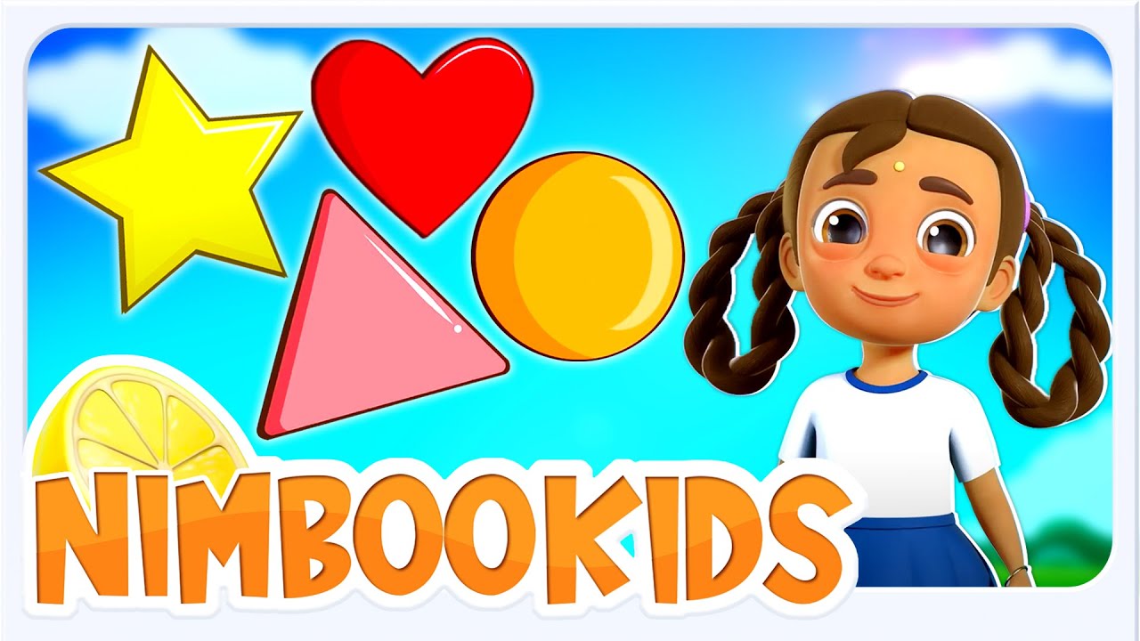 आकार गीत, Shapes in Hindi for Kids , Chunnu Munnu The Do Bhai + Cartoon Baby Songs and Rhymes