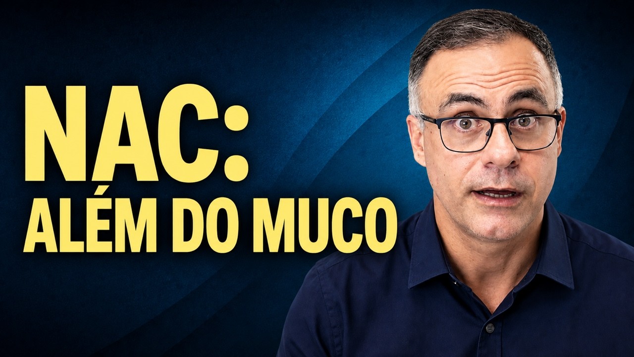 N-acetilcisteína (NAC) BENEFÍCIOS QUE VOCÊ NÃO CONHECE!